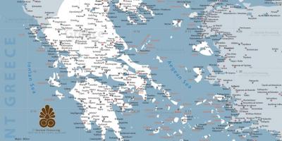 A map of ancient Greece