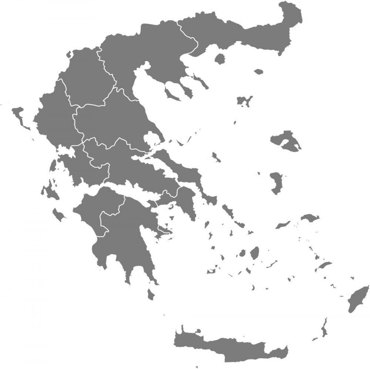 map of Greece vector
