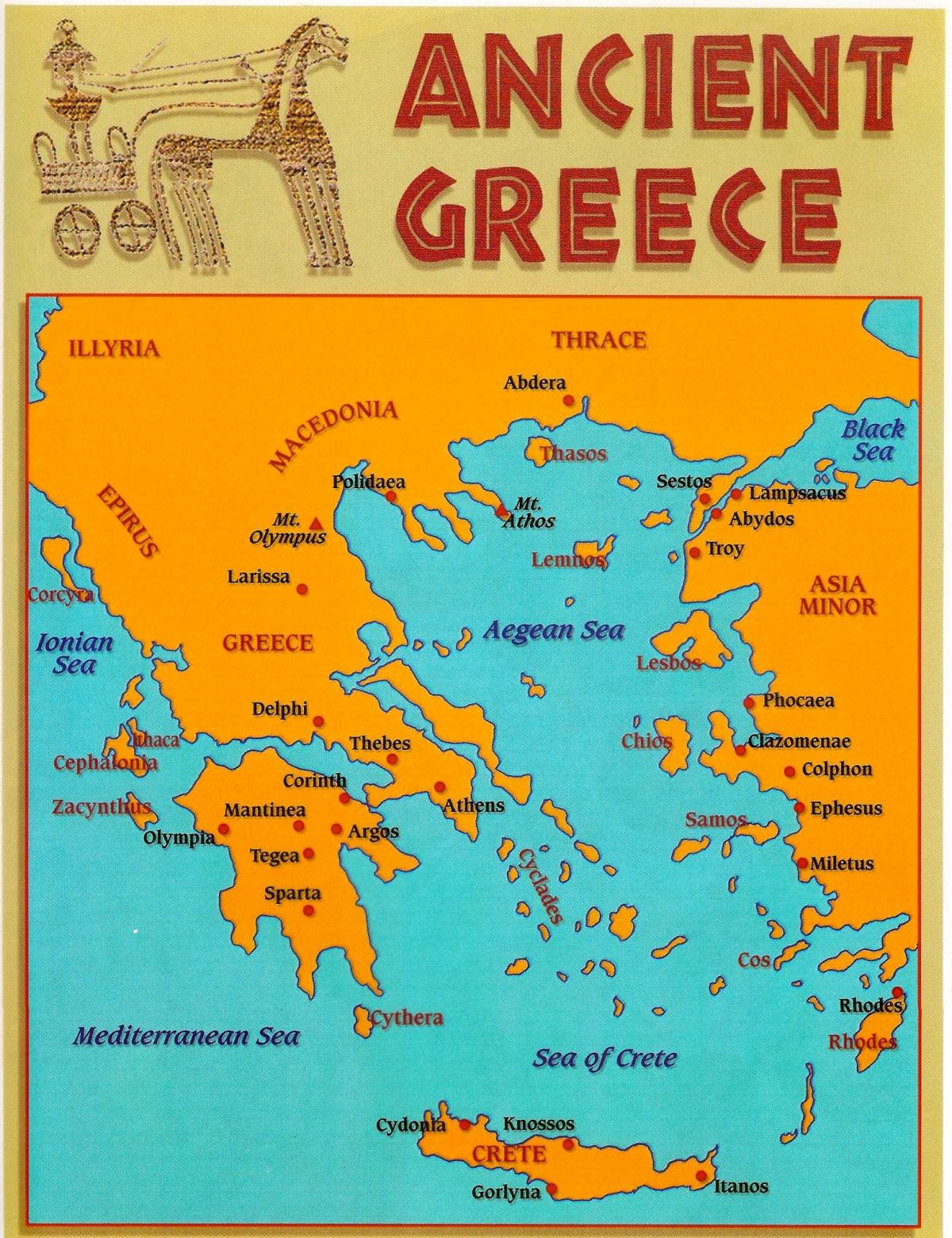 map of old Greece