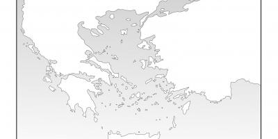 Ancient Greece blank map