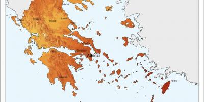 Hellas sunshine map