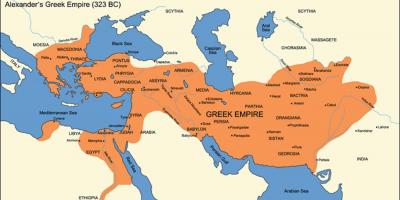 Map of the Greek empire