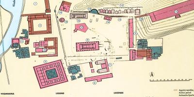 Map of Olympia Greece